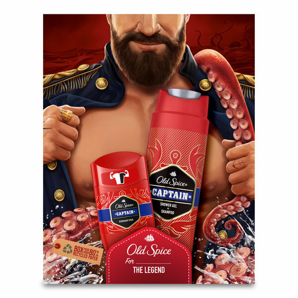 II. jakost Old Spice Dark Captain Dárková sada pro muže 2 ks porovnat ceny