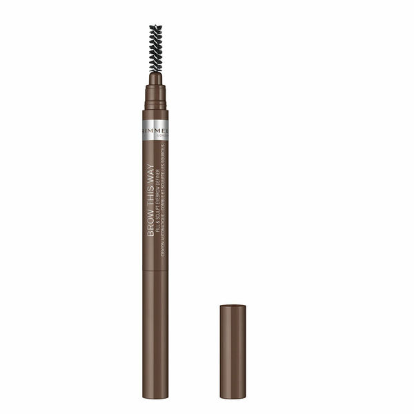 Rimmel Brow This Way Fill&Sculpt 002 tužka na obočí medium brown 0,25 g porovnat ceny