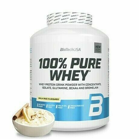 BioTech 100% Pure Whey 2270g milk rice porovnat ceny