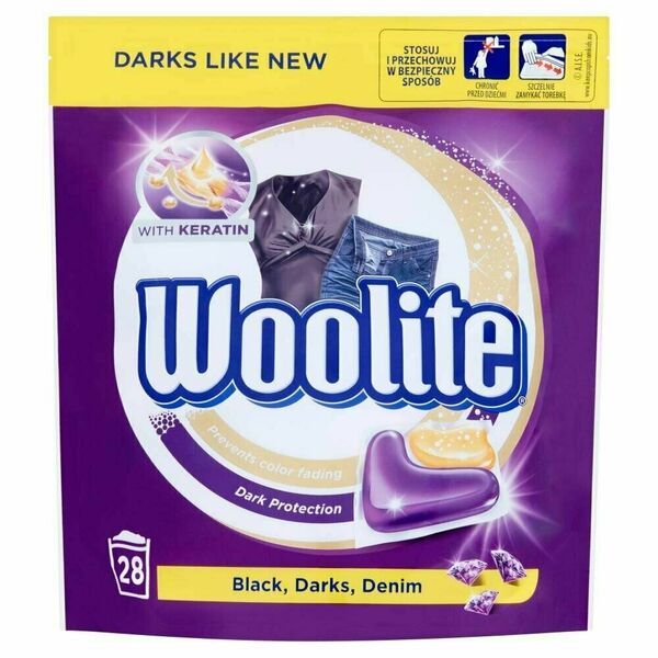 WOOLITE Black, Darks, Denim Gelové kapsle 28 kusů porovnat ceny