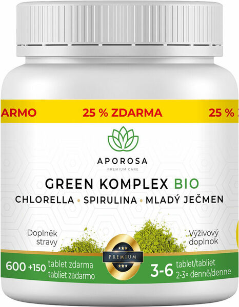 Aporosa Green Komplex BIO 750 tablet 750 tablet porovnat ceny