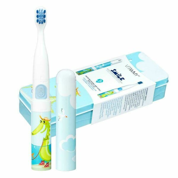 VITAMMY SMILE dětský sonický zubní kartáček krokodýl 3r+ porovnat ceny