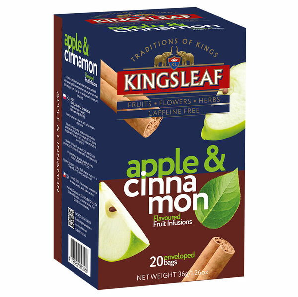 KINGSLEAF apple & cinnamon přebal 20 sáčků porovnat ceny
