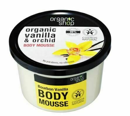 Organic Shop Tělová pěna Vanilka Bourbon 250ml porovnat ceny