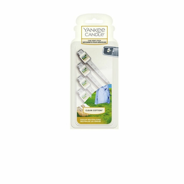 YANKEE CANDLE Luxusní visačka do auta Čistá bavlna 4 kusy porovnat ceny
