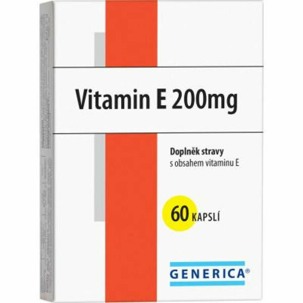 GENERICA Vitamin E 200 mg 60 kapslí porovnat ceny