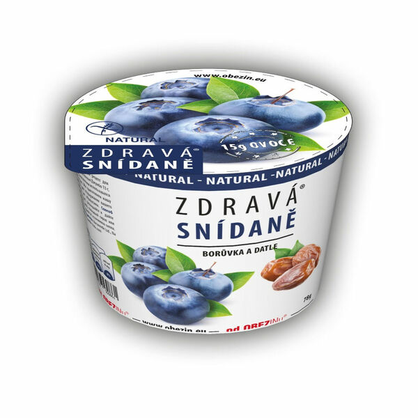 OBEZIN Zdravá snídaně Borůvka a datle 78 g porovnat ceny