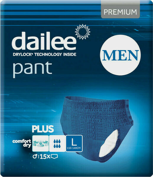 Dailee PANT MEN Premium Plus L Blue 15ks porovnat ceny