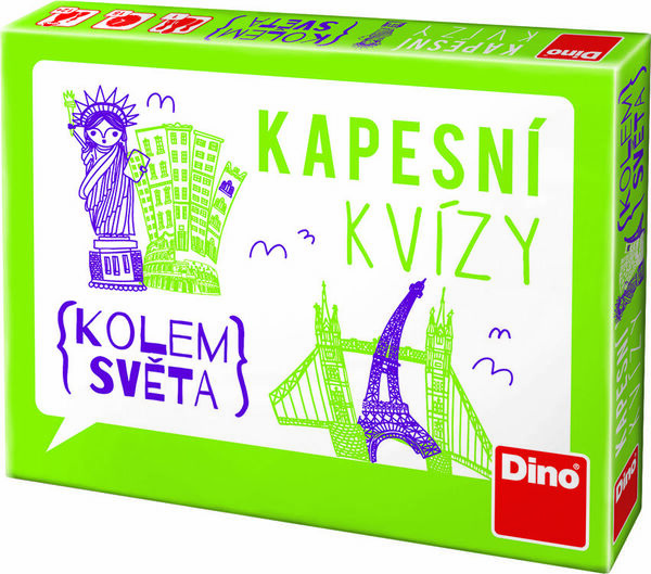 Dino Kapesní kvízy Kolem světa, cestovní hra porovnat ceny