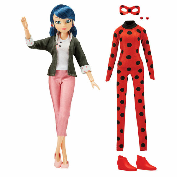 MIRACULOUS Beruška a černý kocour panenka Marinette s oblekem berušky porovnat ceny