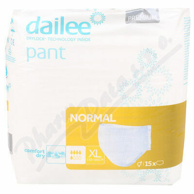 Dailee Pant Premium normal xl, kalhotky absorpční natahovací, 15ks porovnat ceny