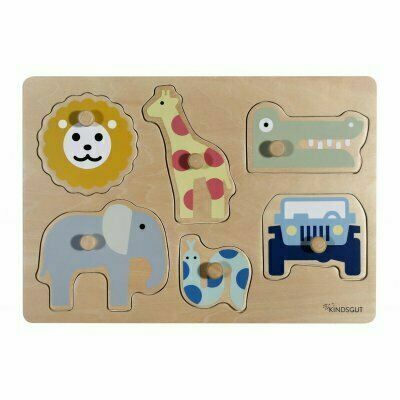 Kindsgut Vkládací Puzzle Safari porovnat ceny