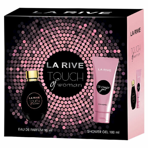 LA RIVE Touch of Woman Parfémová voda 90 ml + sprchový gel 100 ml Dárkové balení porovnat ceny