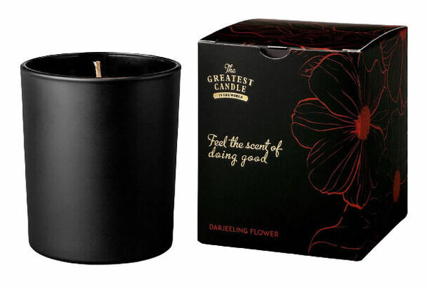 The Greatest Candle Vonná svíčka v černém skle Květ darjeelingu 170g porovnat ceny