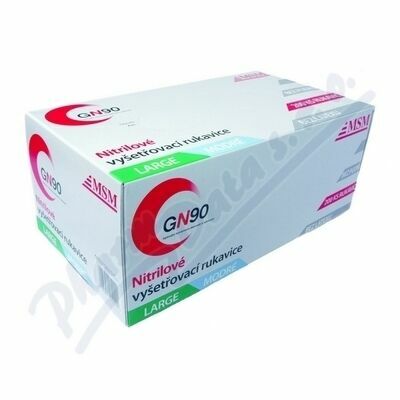Rukavice Vyš.nitrilové Bez Pudru Msm Modré L/200ks porovnat ceny