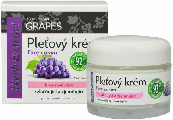 Herb Extract Pleťový krém s hroznovým olejem 50 ml porovnat ceny