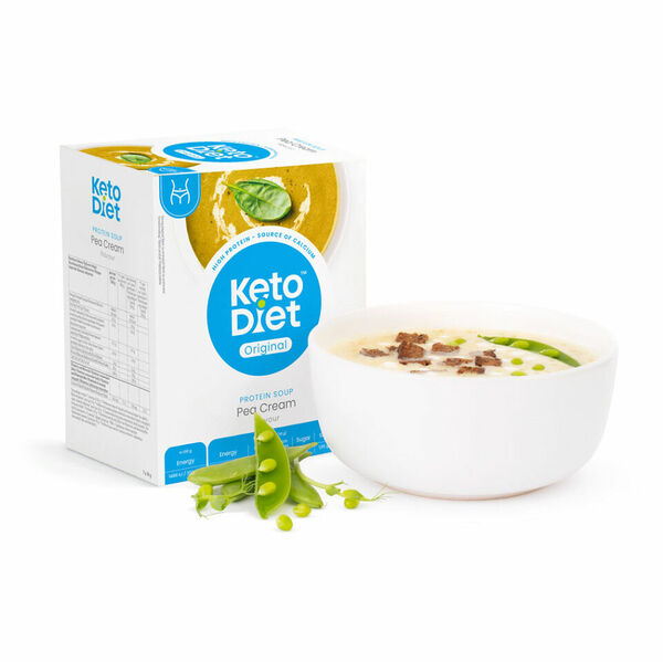 KETODIET Proteinová polévka hrachová 7 porcí porovnat ceny