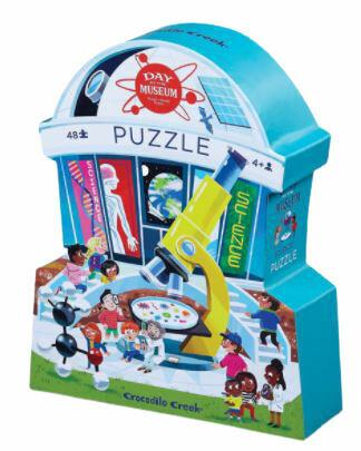 Crocodile Creek Puzzle Den v muzeu - Věda 48ks porovnat ceny