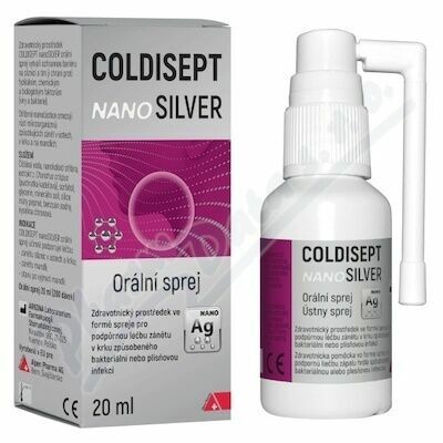 Coldisept nanoSilver orální sprej 20ml porovnat ceny