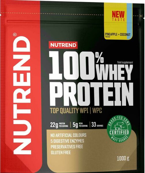 Nutrend 100% Whey Protein ananas/kokos 1000g porovnat ceny
