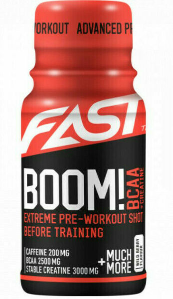 Fast Pre-Workout a BCAA shot Wild Berry 60ml porovnat ceny