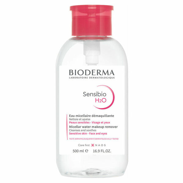 BIODERMA Sensibio H2O s pumpou 500 ml porovnat ceny