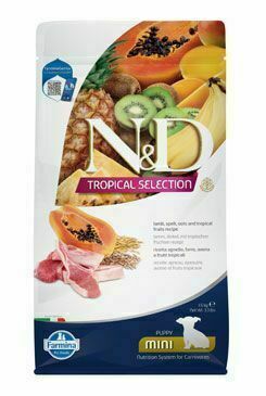 N&d Tropical Selection Dog Puppy Mini Lamb 1,5kg porovnat ceny