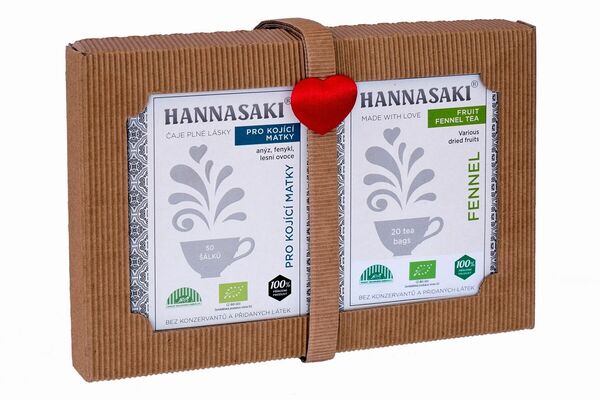Hannasaki Šťastná maminka i mimino set BIO čajů 50+40 g porovnat ceny
