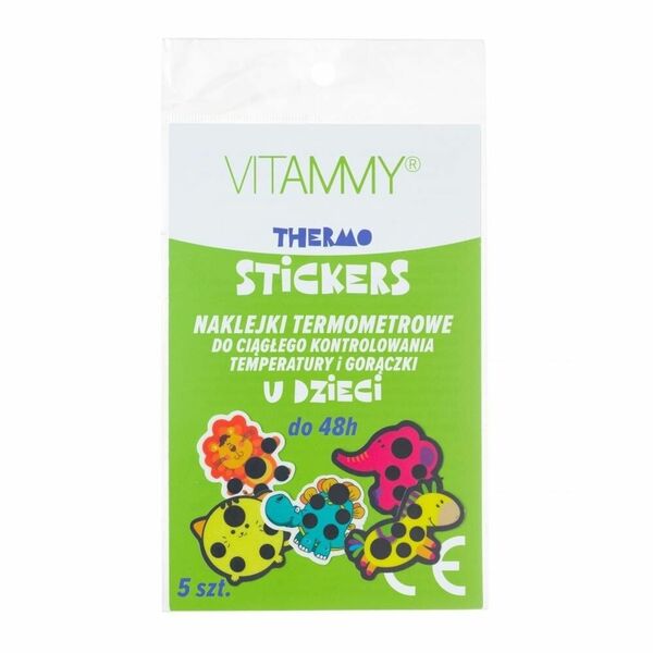 Vitammy Thermo stickers Nálepky s teploměrem na nepřetržité měření teploty 5ks porovnat ceny