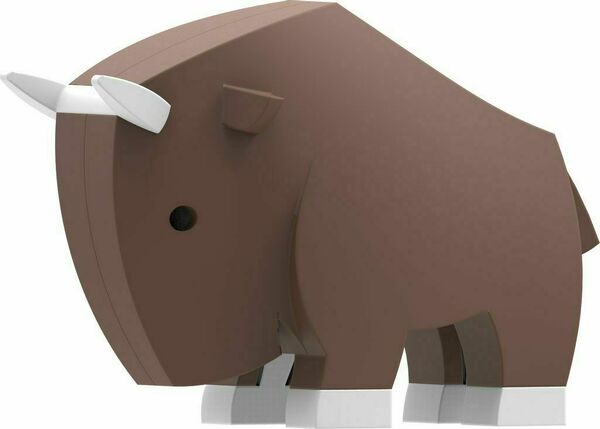 Halftoys PAKŮŇ magnetická skládací hračka s 3D modelem savany porovnat ceny