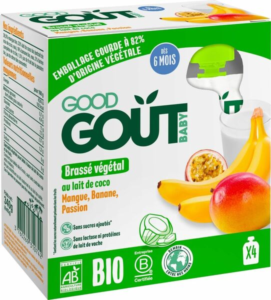 Good Gout BIO Kokosový dezert s exotickým ovocem 4x85g porovnat ceny