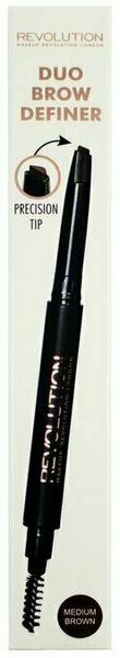 Makeup Revolution London  Revolution Duo Medium Brown tužka na obočí 0,15g porovnat ceny