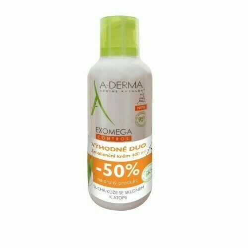 A-derma Exomega Control Emolienční Krém 400ml Duo porovnat ceny
