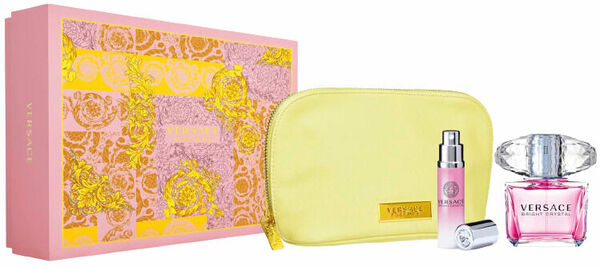 Versace Bright Crystal Set Eau de Toilette 90ml + Bath&Shower Gel 100ml + Body Lotion 100ml + kosmetická taška porovnat ceny