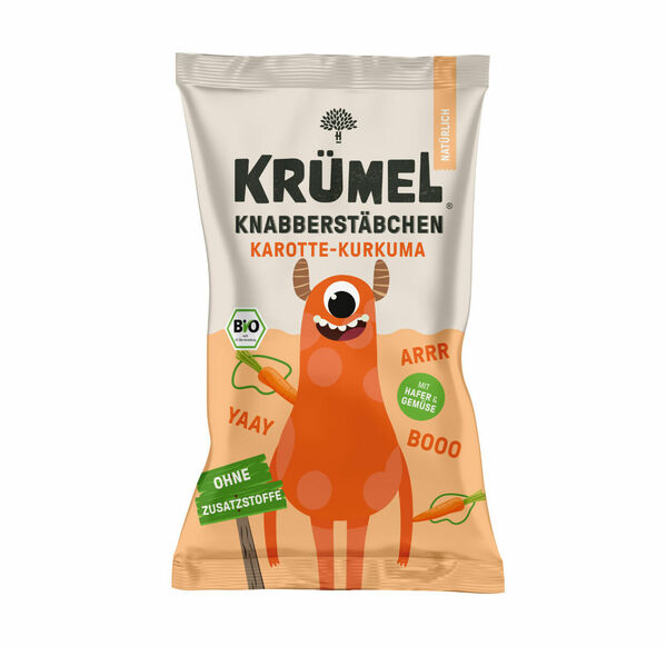 Krümel BIO Mrkvové tyčinky s červenou řepou a kurkumou 60 g porovnat ceny