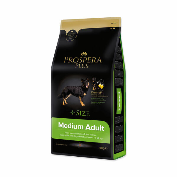 Krmivo Prospera Plus Medium Adult kuře s rýží 15kg porovnat ceny