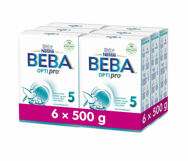 BEBA OPTIPRO 5 Batolecí mléko 6x500 g porovnat ceny