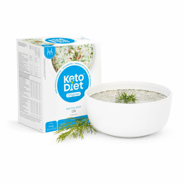 KETODIET Proteinová polévka koprová 7 porcí porovnat ceny