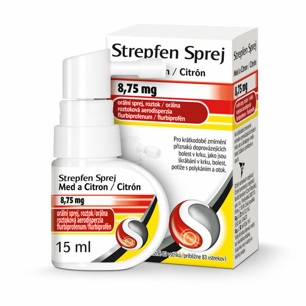 STREPFEN Sprej med a citron 8,75 mg 15 ml porovnat ceny