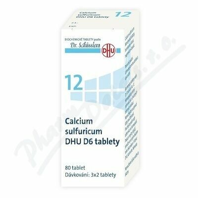 CALCIUM SULFURICUM DHU D5-D30 neobalené tablety 80 porovnat ceny