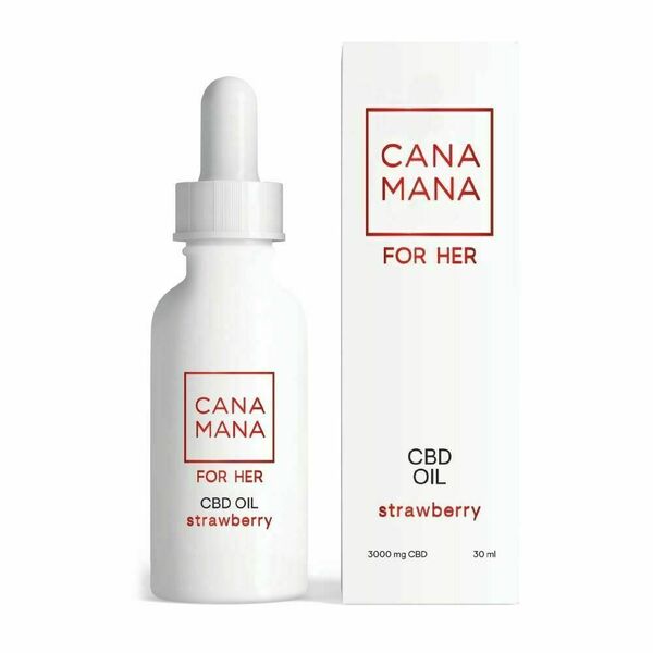 CANAMANA for Her CBD Oil strawberry 30 ml porovnat ceny