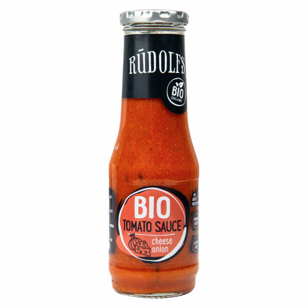 RUDOLFS Rajčatová omáčka se sýrem a cibulí BIO 300 g porovnat ceny