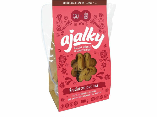 Ajala  Ajalky Brusinková pusinka100g porovnat ceny