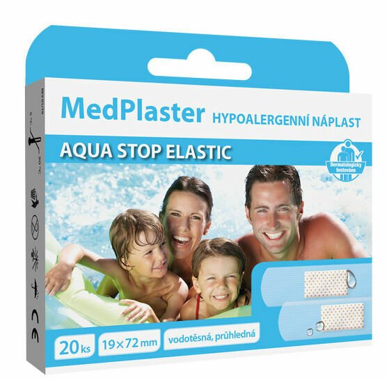 MedPlaster Náplast AQUA stop elastic 19x72mm 20ks porovnat ceny