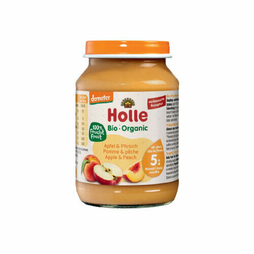 Holle Bio Broskev a jablko 190 g porovnat ceny