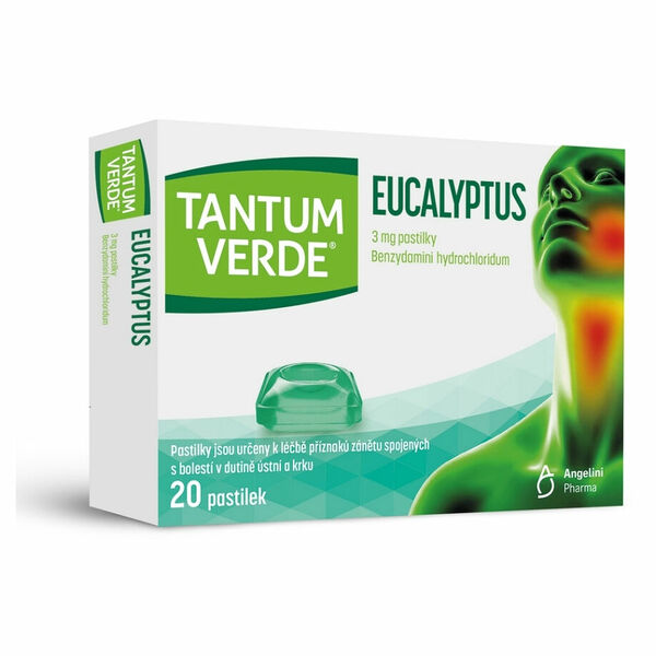 TANTUM VERDE Eucalyptus 3 mg 20 pastilek porovnat ceny