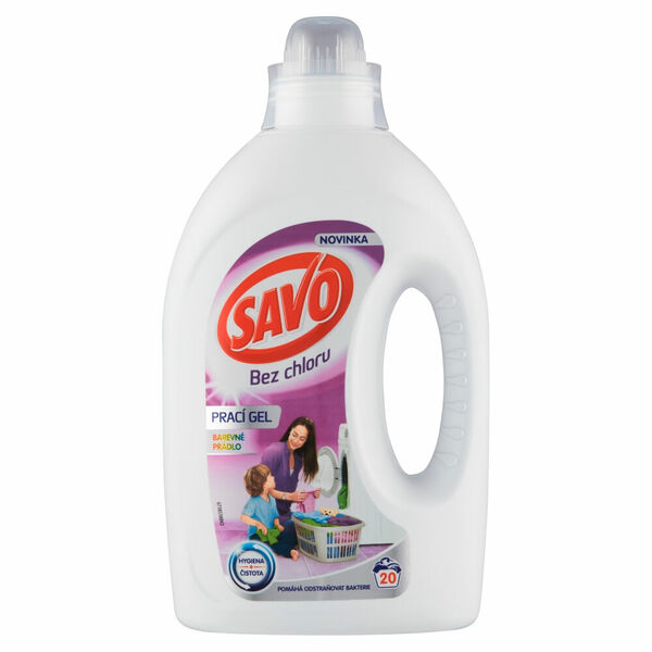 SAVO Bez chloru Color Prací gel 20 pracích dávek porovnat ceny