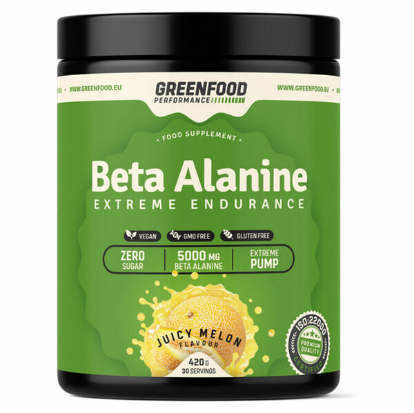 GREENFOOD NUTRITION Performance beta alanin šťavnatý meloun 420 g porovnat ceny
