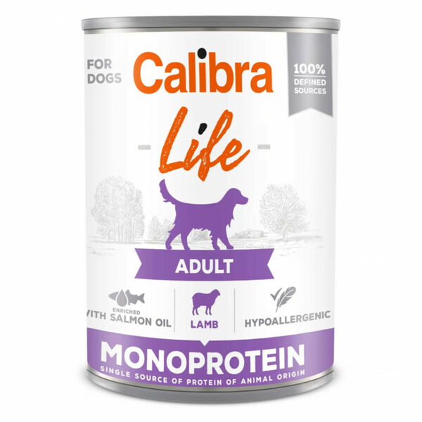CALIBRA Life konzerva Adult Lamb pro psy 400 g porovnat ceny