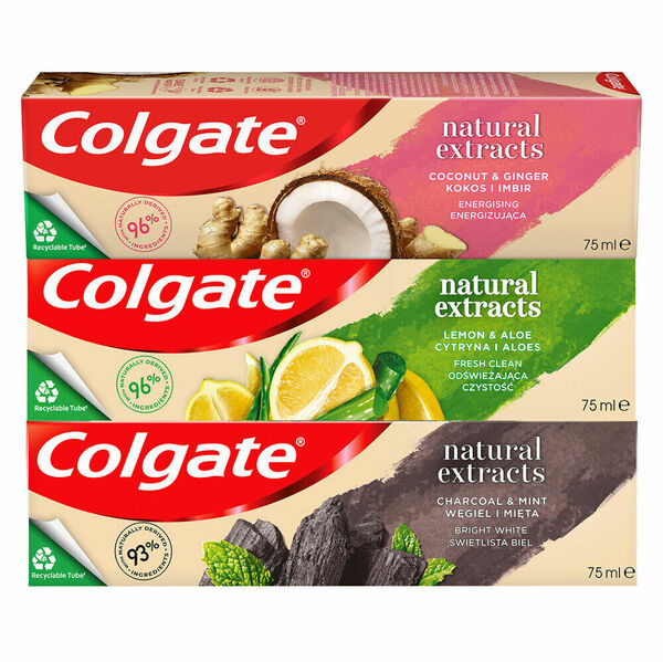 COLGATE Naturals Zubní pasta Mix 3 x 75 ml porovnat ceny